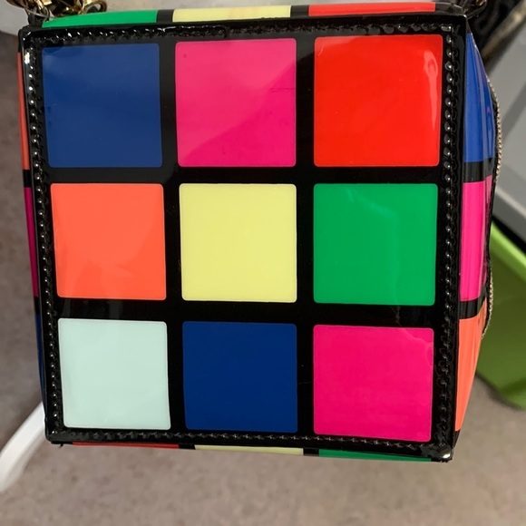 Betsey Johnson Rubik’s Cube Crossbody Shoulder Bag - Picture 3 of 14